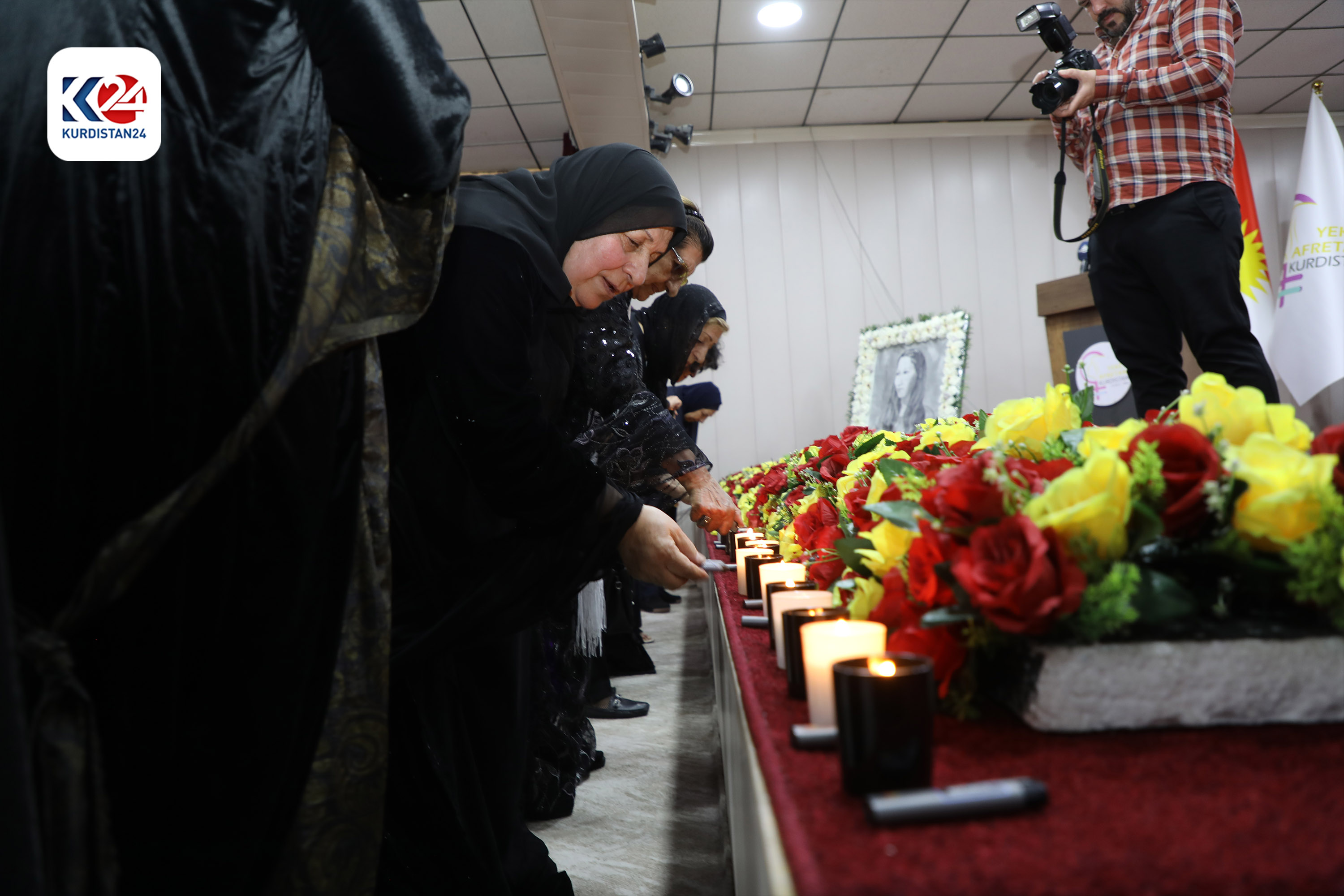 Number of events commemorate 50th Anniversary of Leyla Qasim's execution. (Photo: Kurdistan 24)